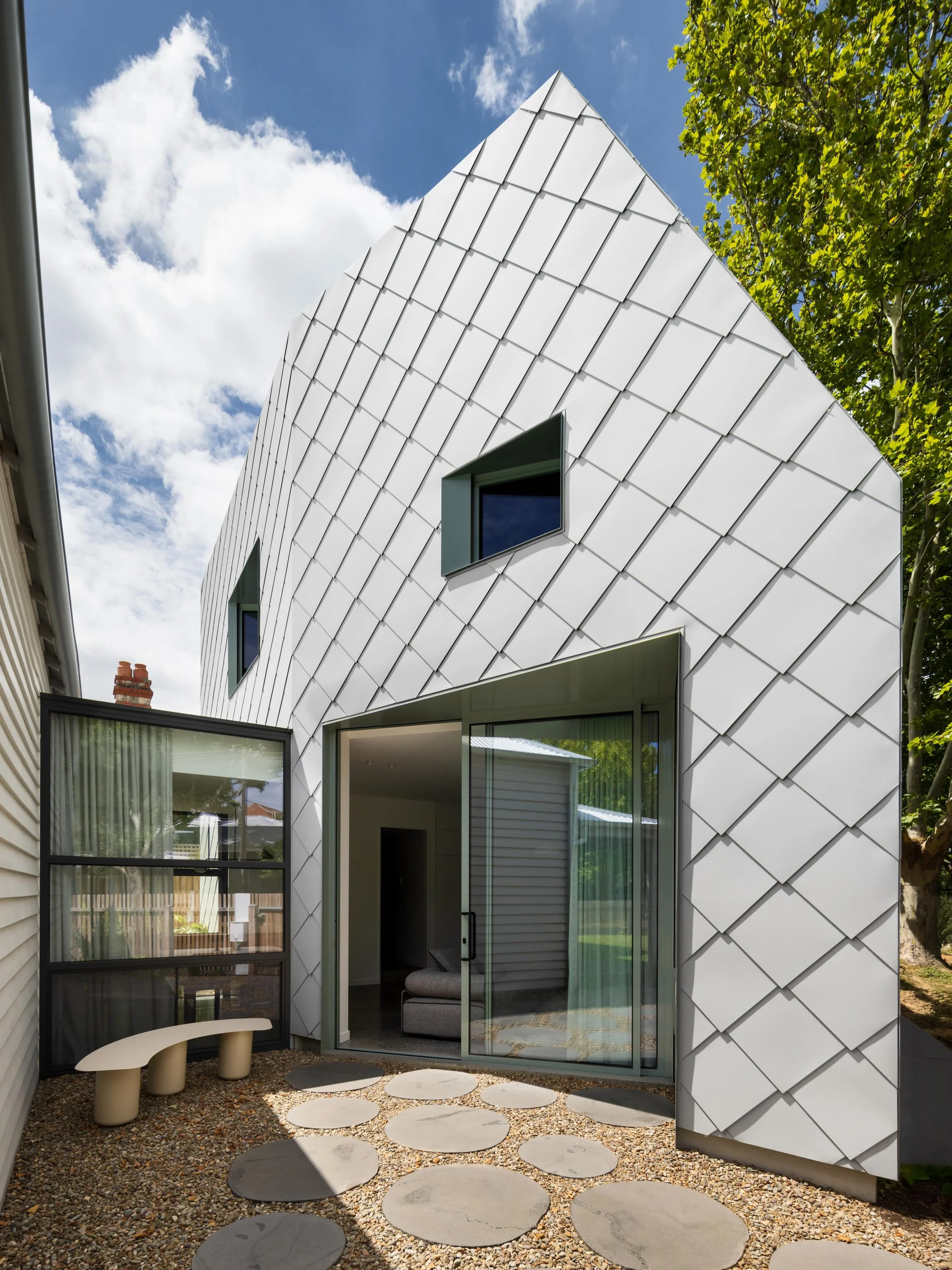 - MEDIA - our Diamond House project is featured on @habitusliving 
A thoughtful piece by Dakota Bennett;
&lsquo;What emerges is a project defined less by contrast than by precision. Old and new are not blended but aligned, each allowed to operate on 