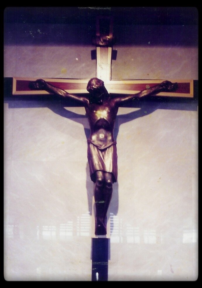 CRUCIFIX, KOREAN CATHOLIC CHURCH, AUBURN 1996