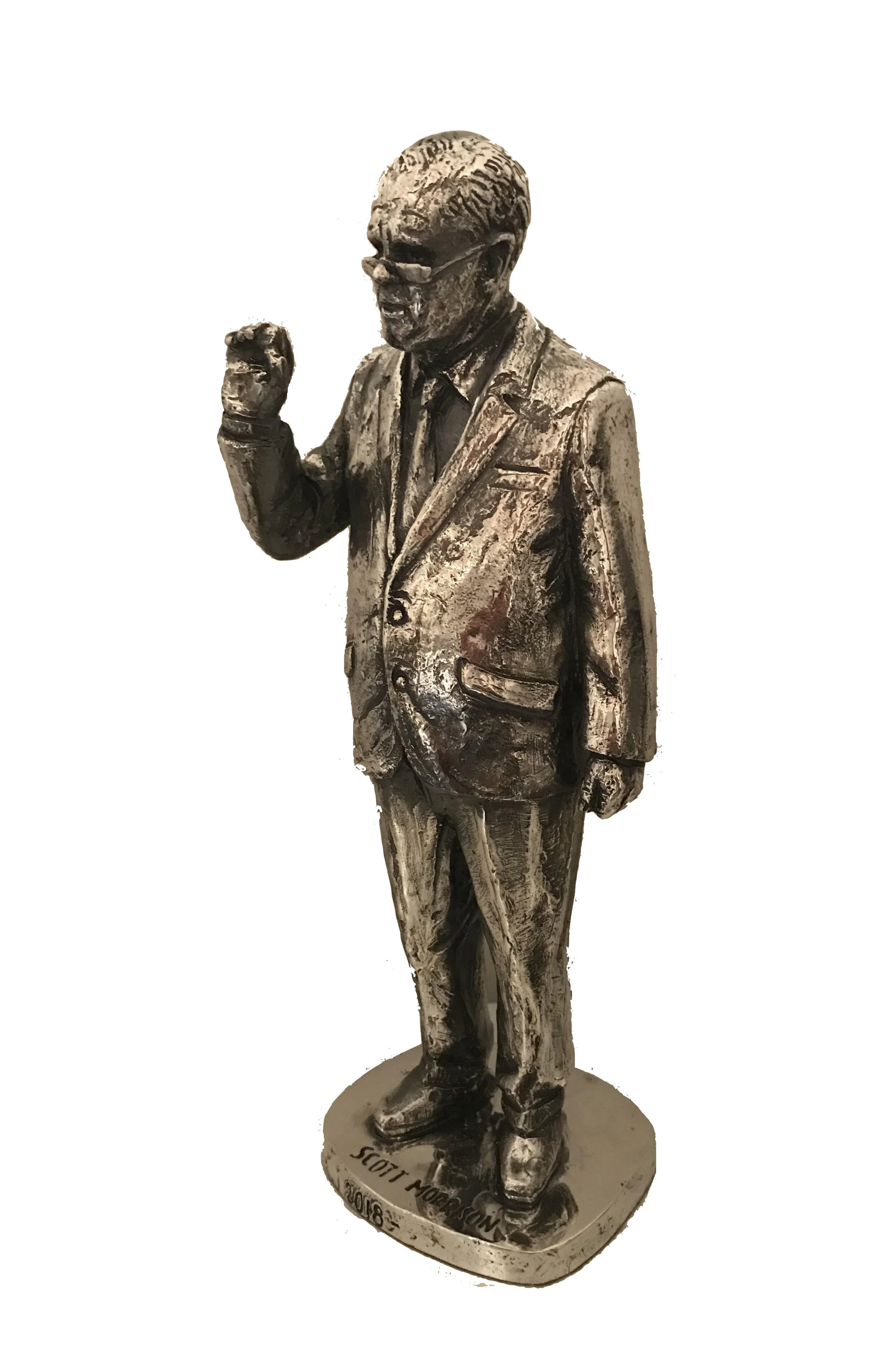 PRIME MINISTER SCOTT MORRISON, sterling silver miniature 