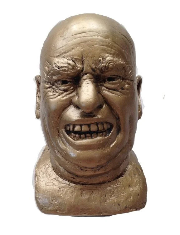 THEODORE ROOSEVELT barrister wig stand, bronze 2015