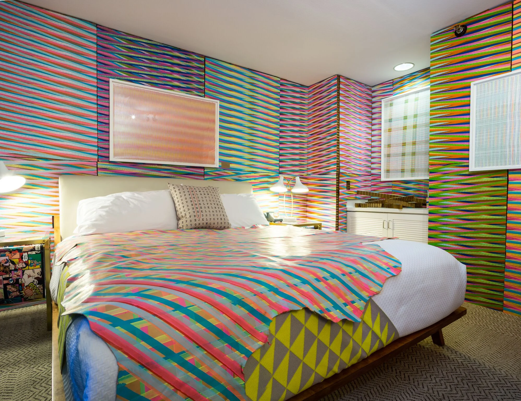 Mikey Kelly’s room installation, stARTup LA 2018