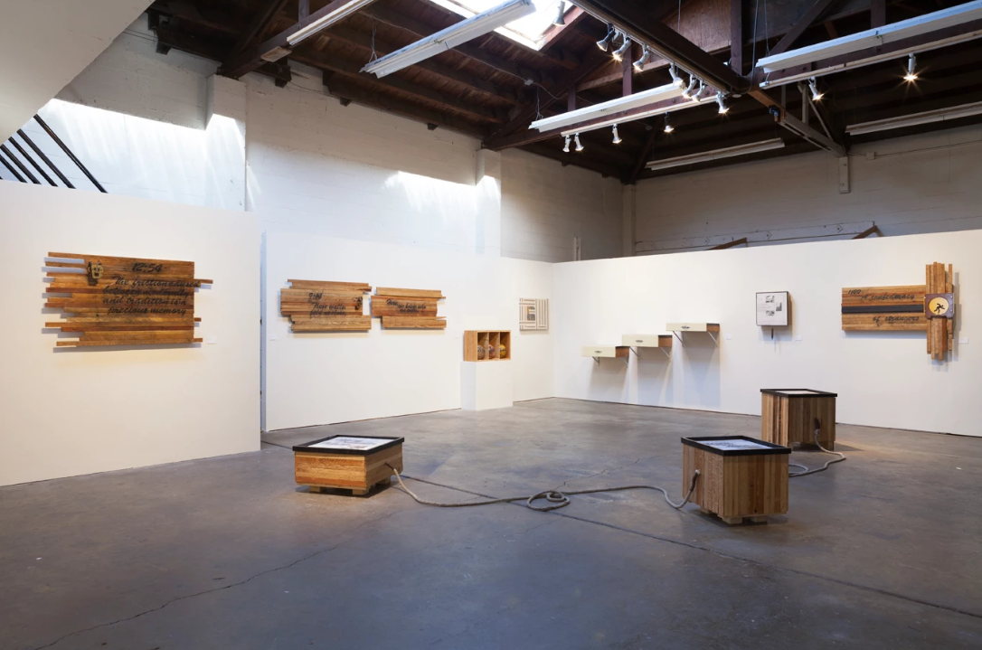 Between Walls and Ceilings installation at Recology San Francisco, CA