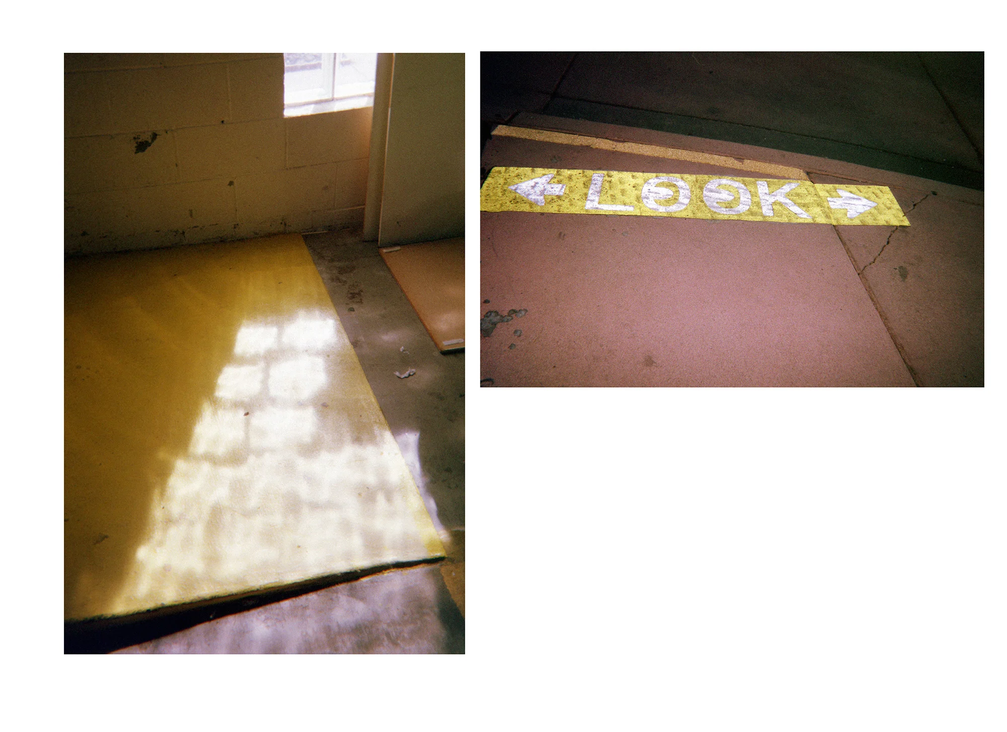Diptych from Disposable Memories. The left image is actually from The Kinney, from stARTup LA 2019
