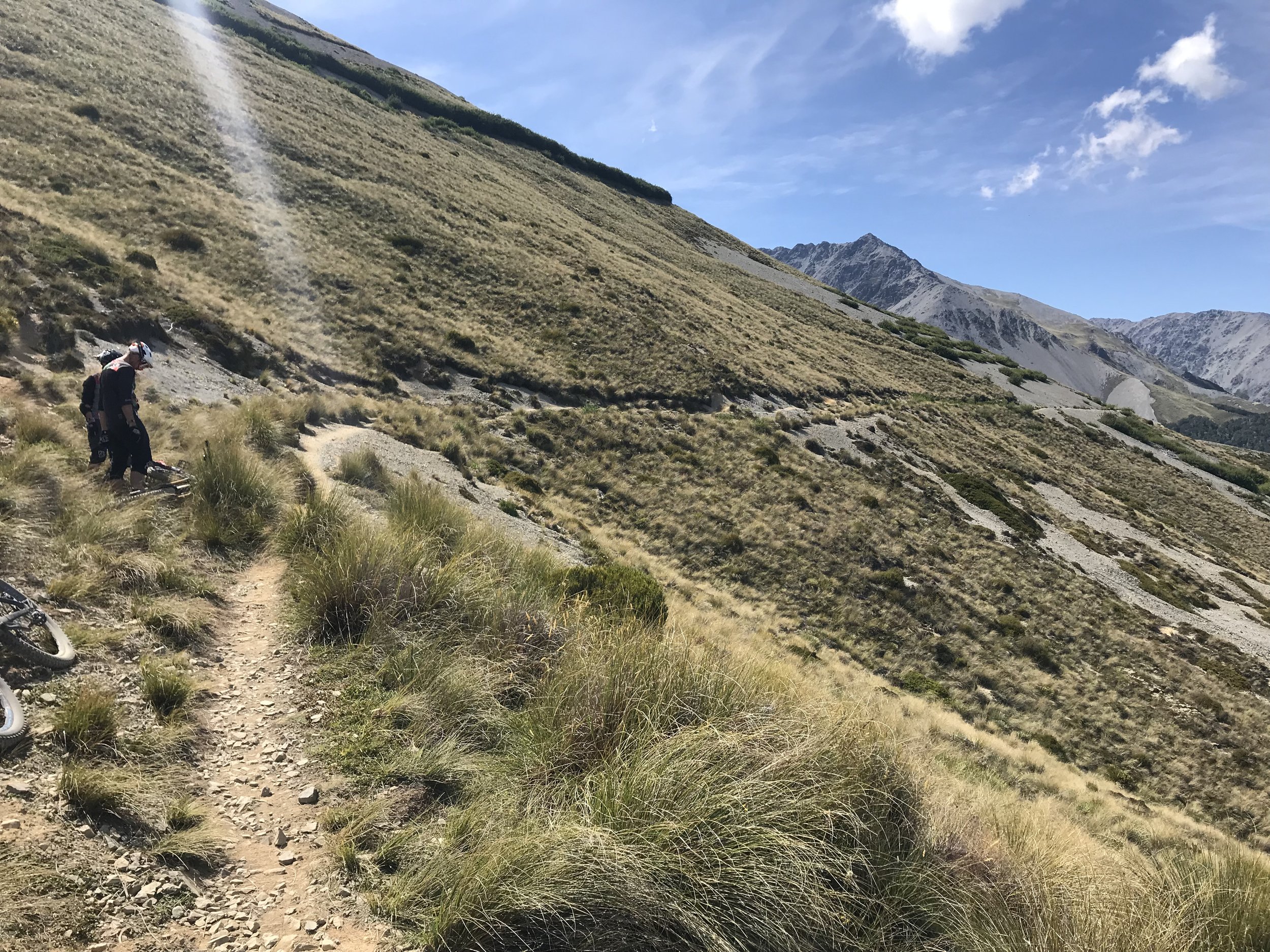 Access track to the start of Cheeseman DH