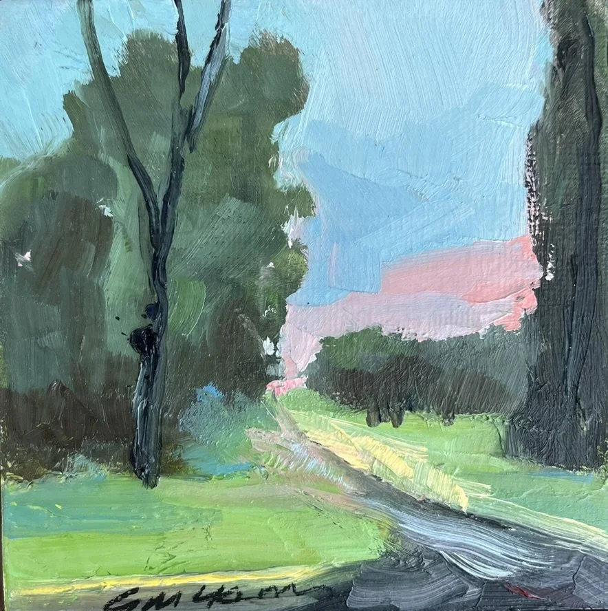 Mckenzie_Summer Landcsape 2_12x12cm_Oil on Canvas Board_Framed Tasmanian Oak_$295.jpeg