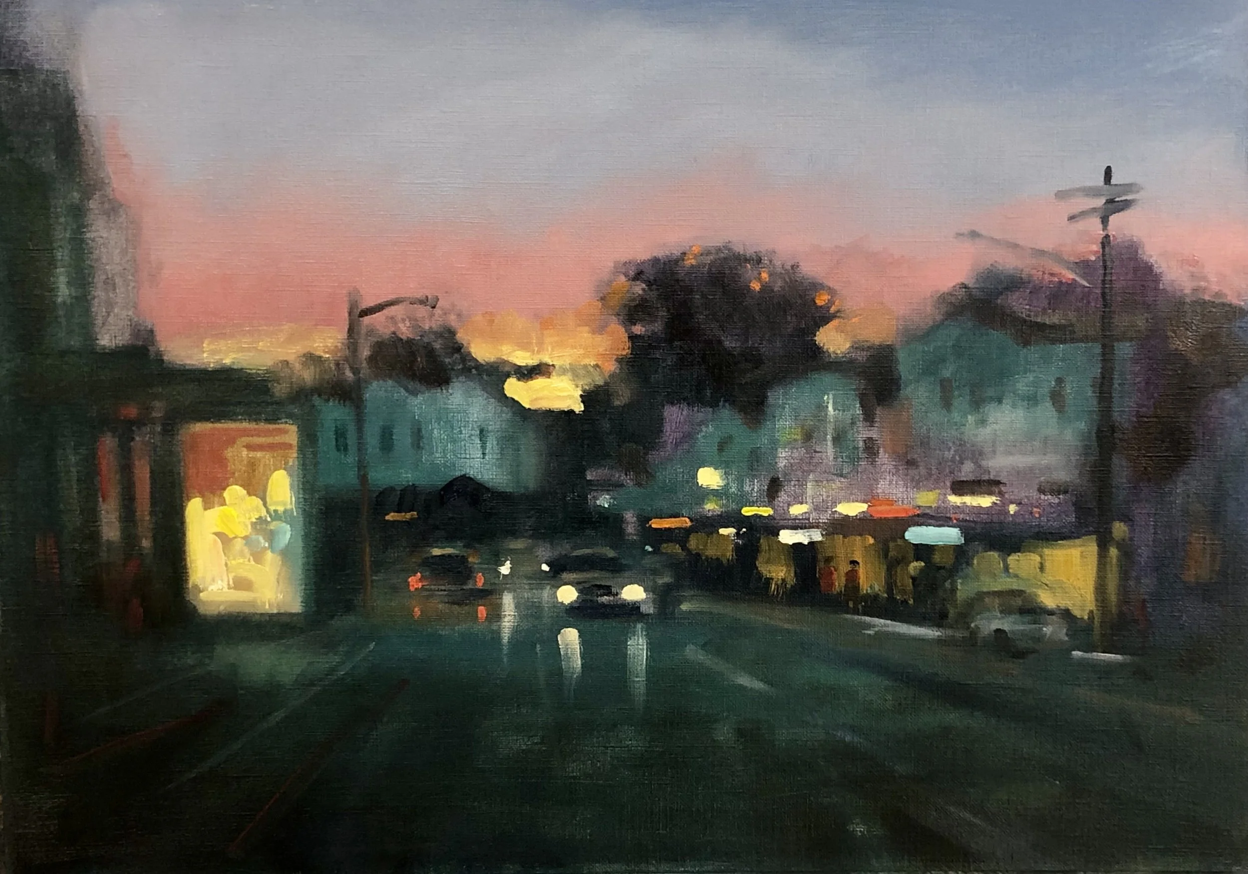 VittoriaVieceli_BalmainSunset_OIlon Canvas_44cmx32cm_$860.jpeg