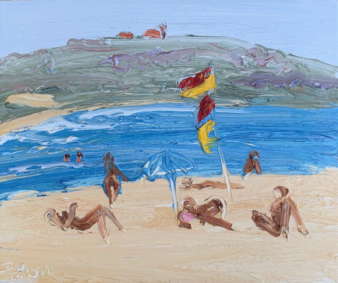 David K Wiggs-%22South Palm beach looking North-Plein air%22-25cm x 30cm canvas-$550.jpeg