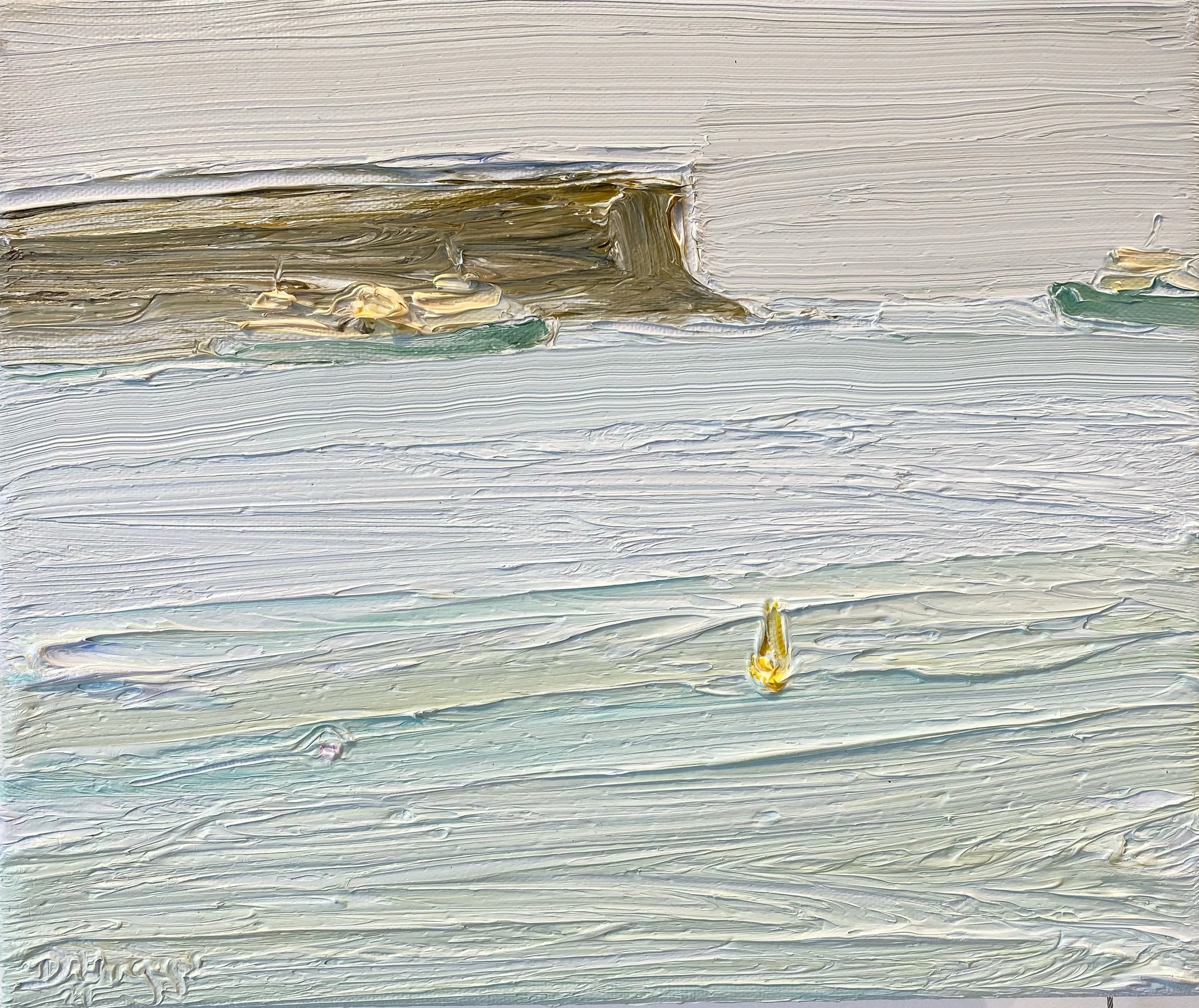 DavidWiggs.25x35cm$450.pinkCapped swimmerandBalmoralBuoy.jpeg