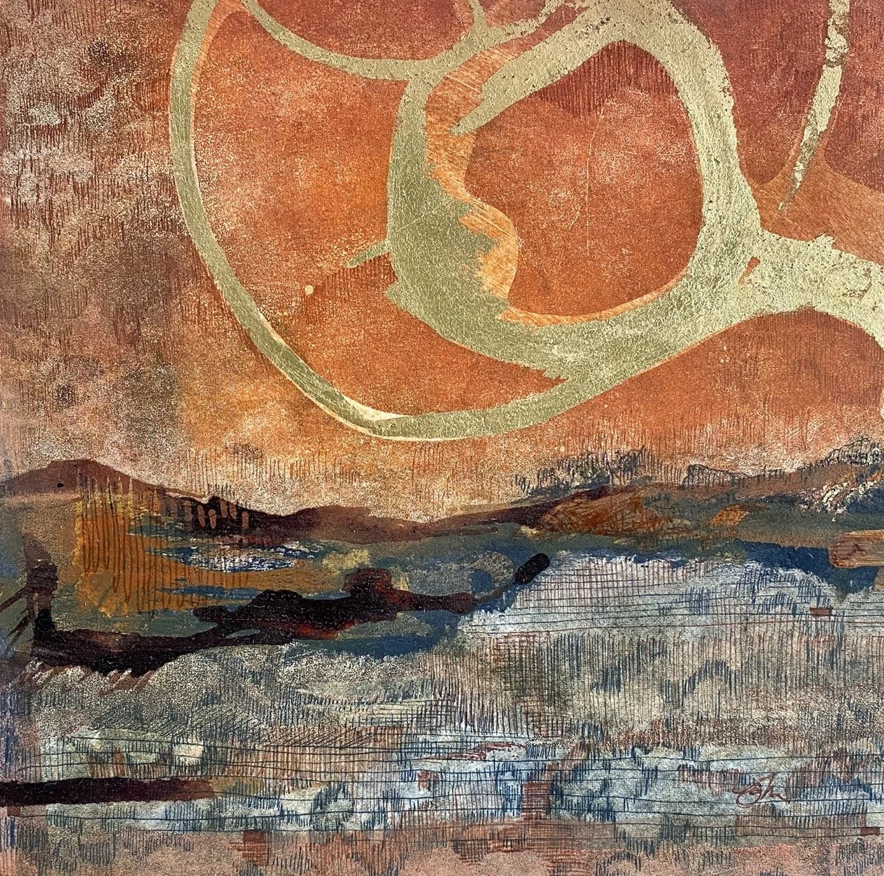 SarahMontgomery_GoldenHour_etching+inkonpaper_23x23cm$400detail Large.jpeg