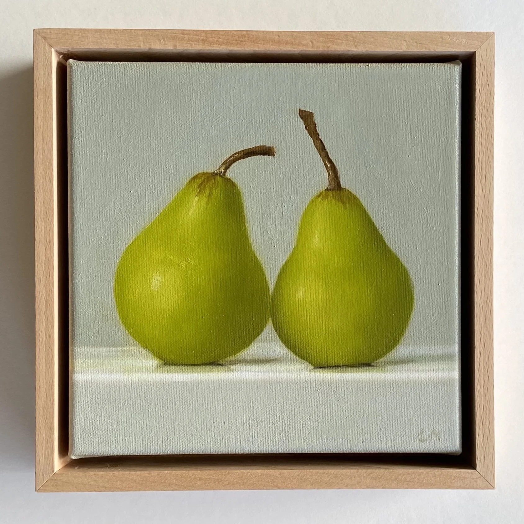 LyndaMcKay_JustPears_23x23cm_oiloncanvas_$495.jpeg
