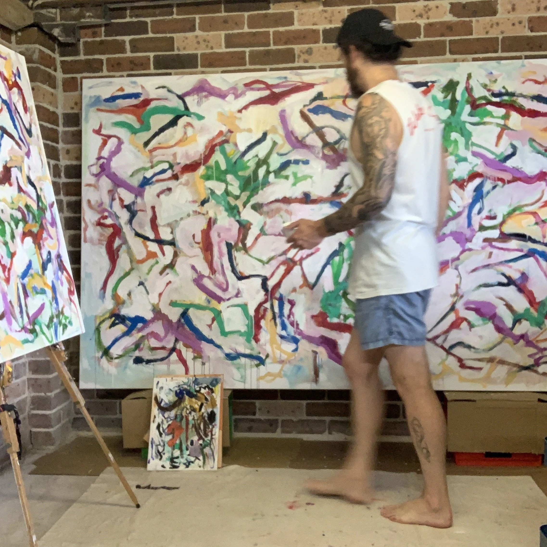 Ben Painting in Studio.JPG