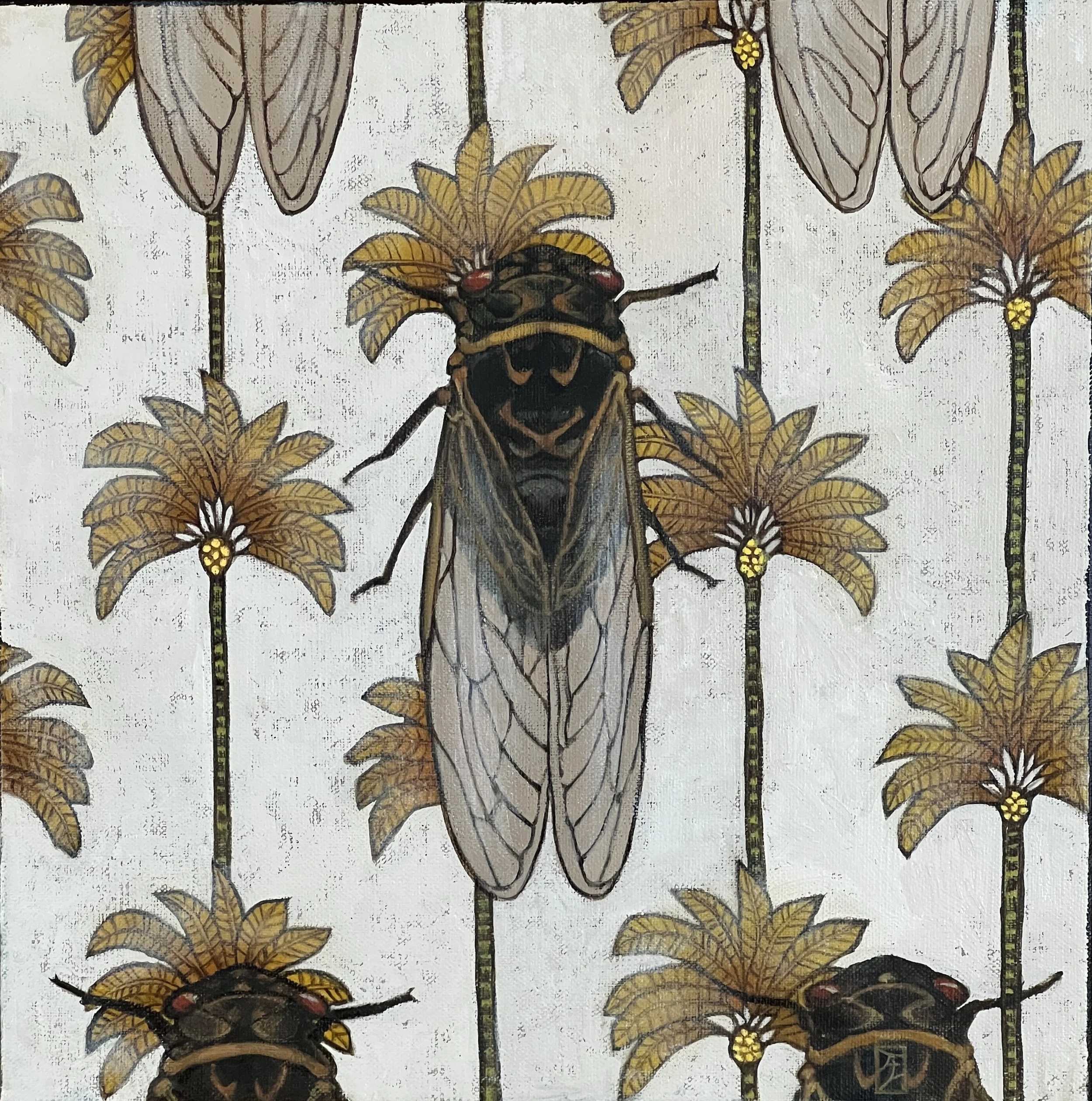 Ali Werbeloff_Black Prince Chorus_Oil on linen_30x30cm_Unframed_$800.jpeg