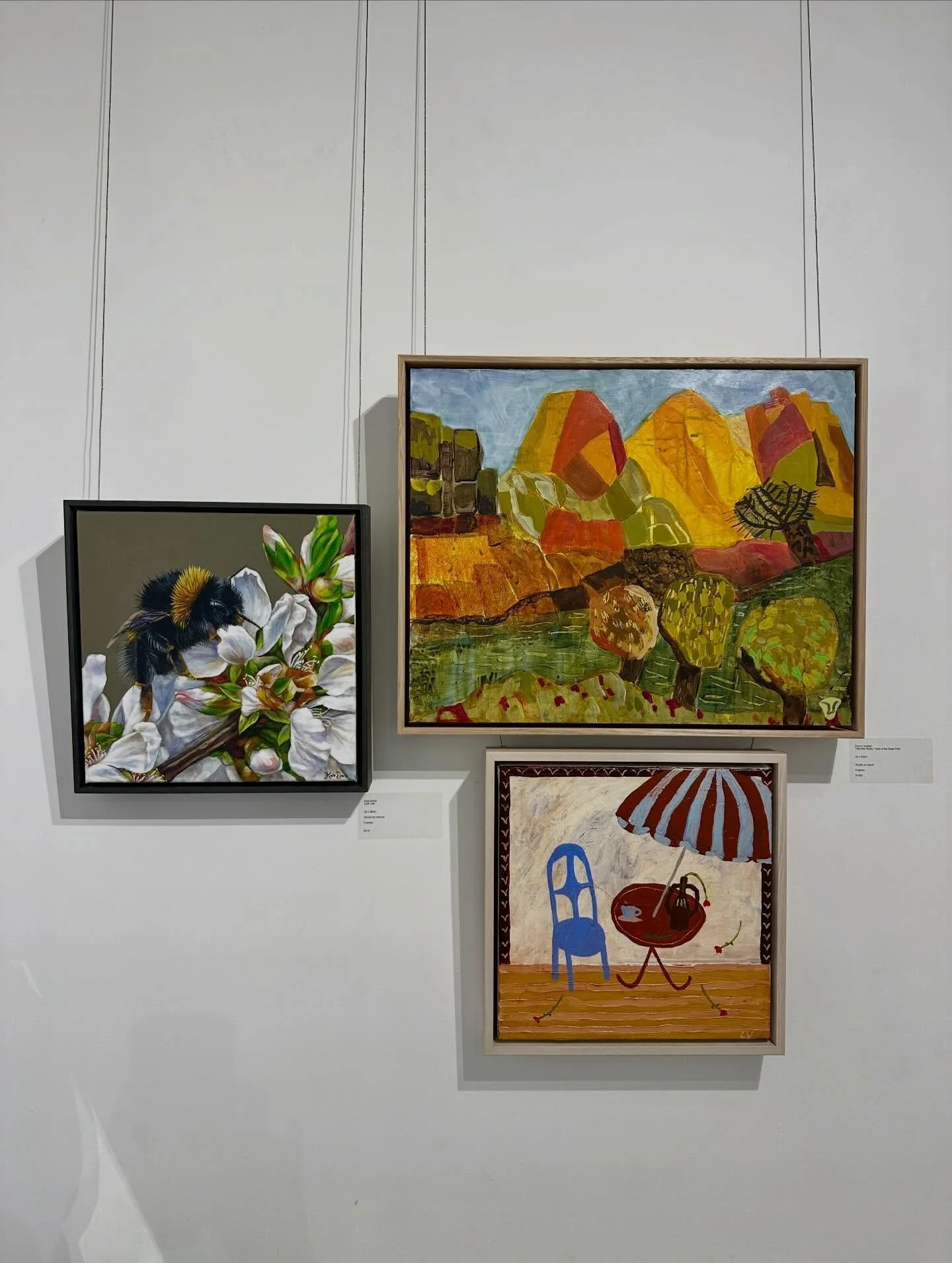 A moment for our backroom featuring our very own resident and associate artists there is a mix of incredible colour and no colour at all. We have the last pieces from @bykimdehaan @mark.eland.artworks @ratbagstudios before their newest show &lsquo;Vi