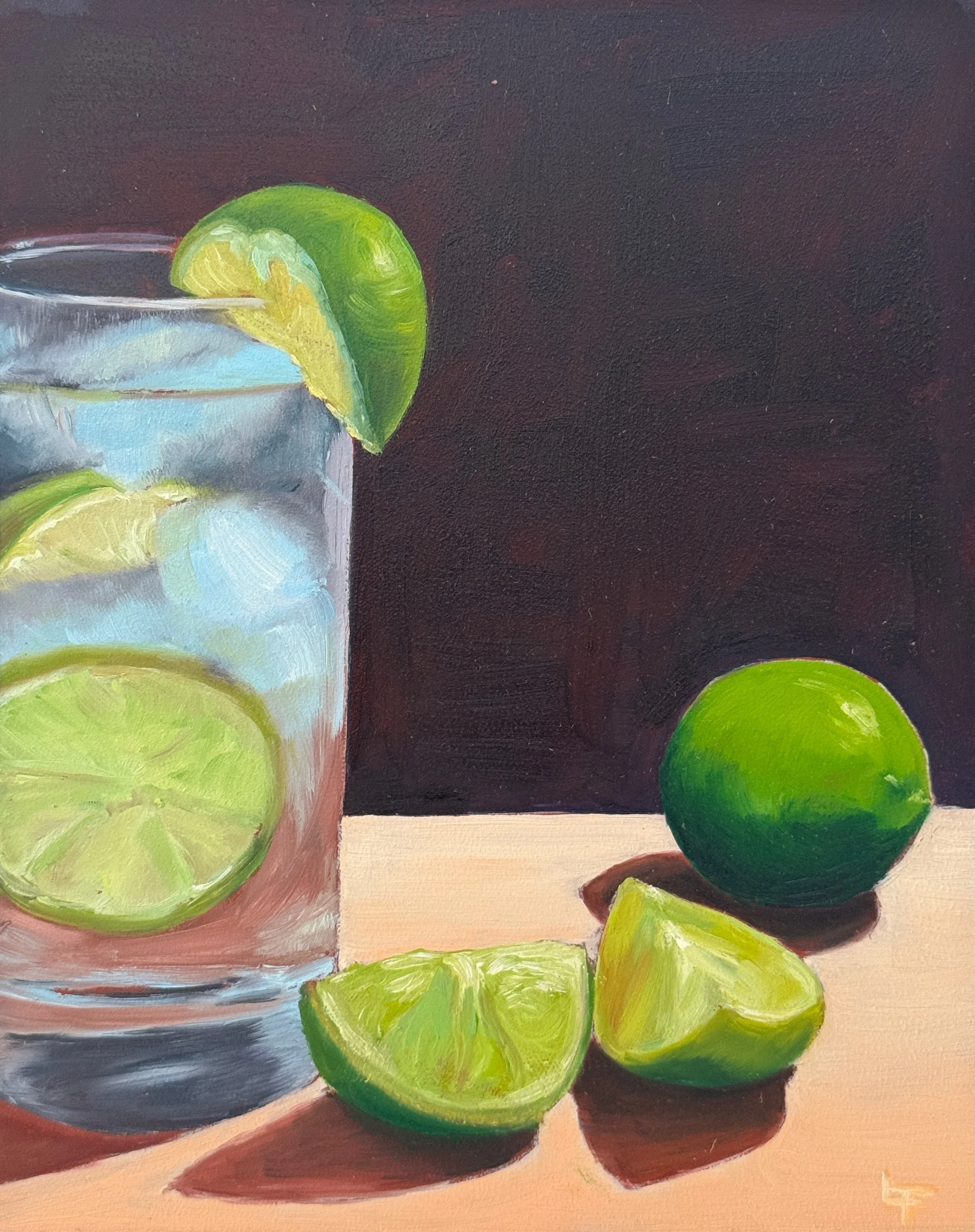G&amp;T with Limes