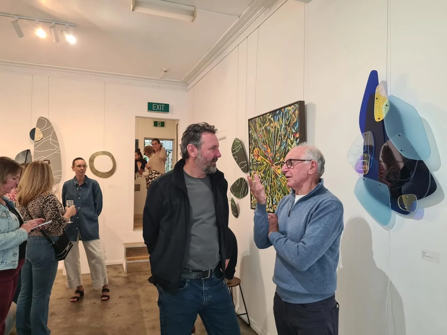 Some more photos from the opening of &lsquo;Close Far and Inbetween&rsquo; a duo show featuring @bykimdehaan and @mark.eland.artworks 

&lsquo;Close, Far, In Between&rsquo; brings together two artists who share a deep connection to the Northern Beach