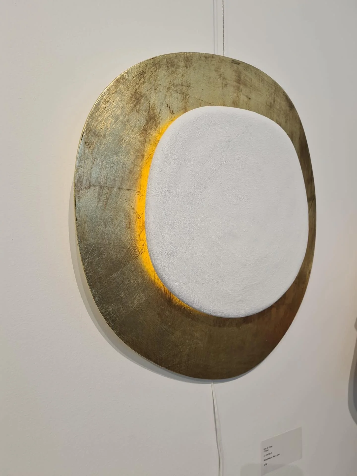 Last weekend to see @bykimdehaan and @mark.eland.artworks with their duo show up in the gallery. We&rsquo;re open from 10-4pm tomorrow pop by to see our lovely gallerists, or drive by at night this show features some incredible lights that make the w