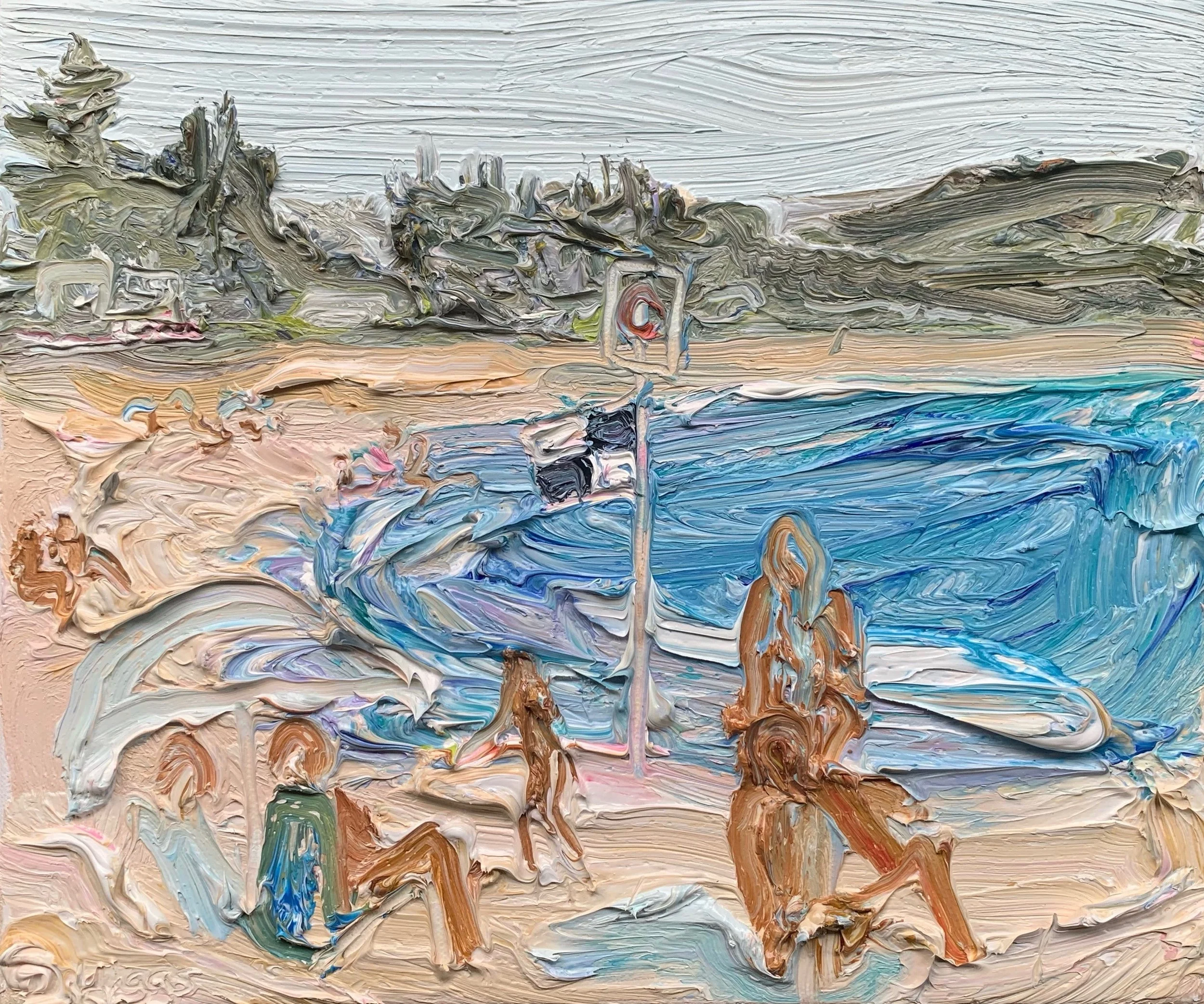 Afternoon at Summer bay-Plein air-Oil on canvas-25cm x 30cm-David K Wiggs-$550.jpeg