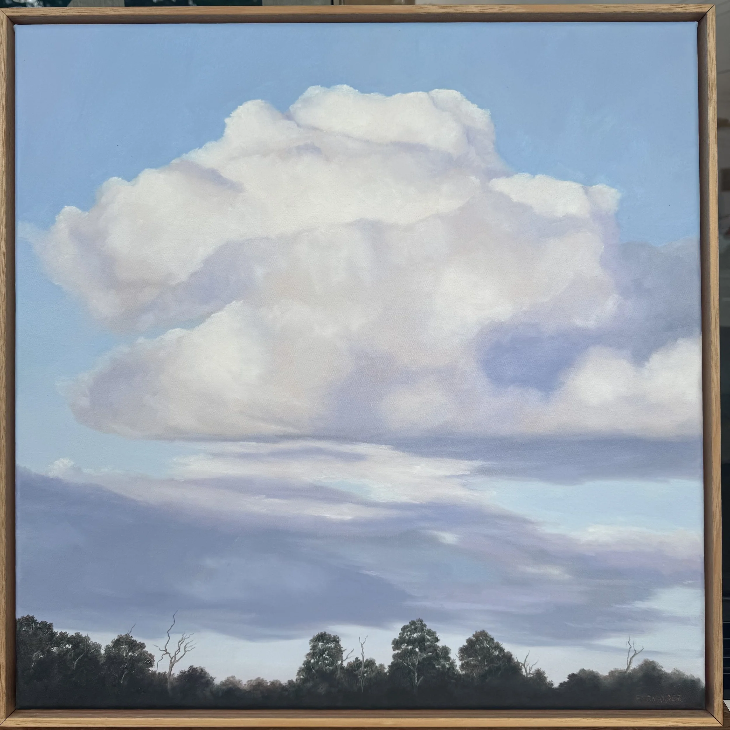 Jo Fernandez_Above the Treetops_64x64cm_Oil on canvas_Framed_$1500.jpeg