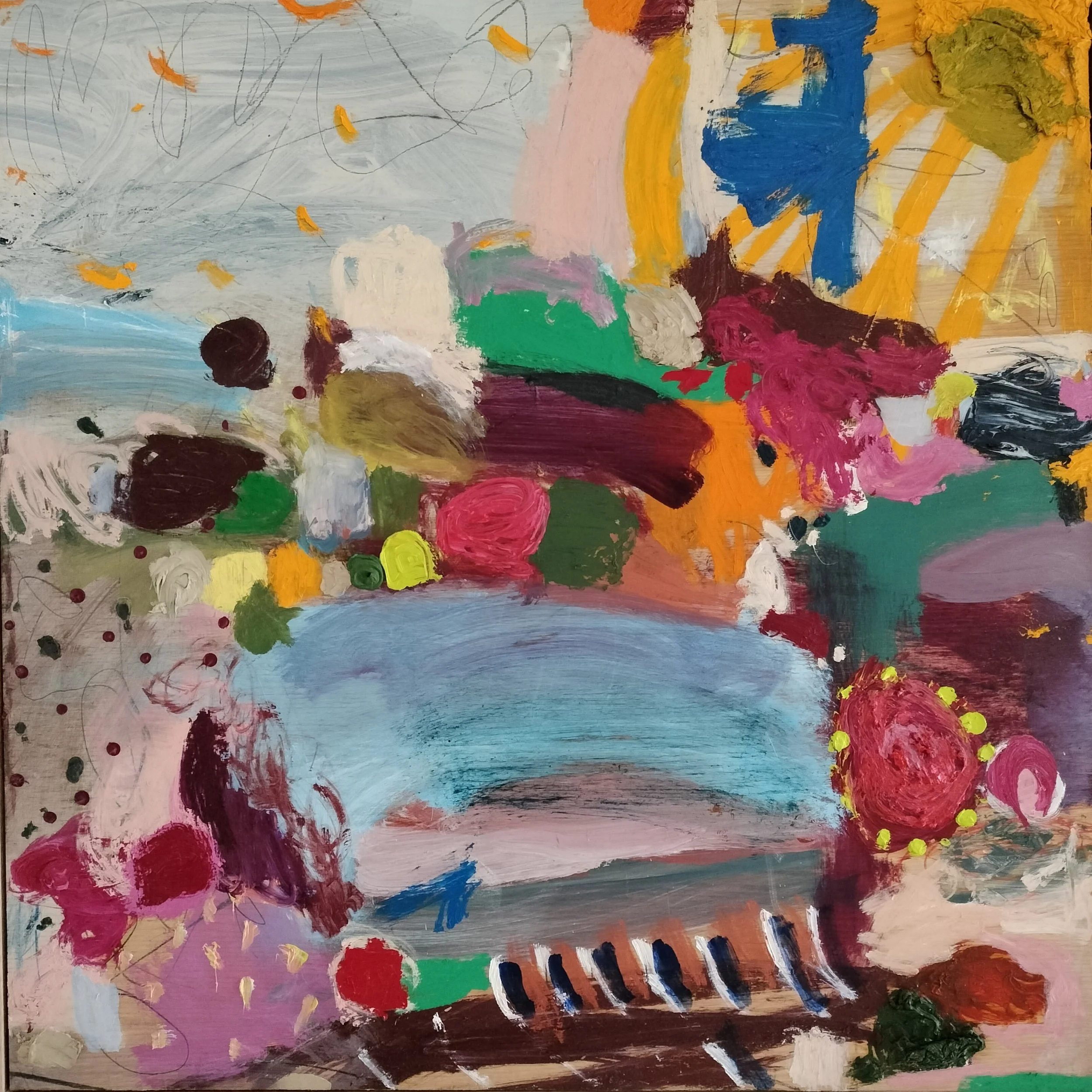 Raphe Coombes_A visual song to my muse_92x92cm_Oil and graphite on board_Tasmainian oak_$1750.jpg