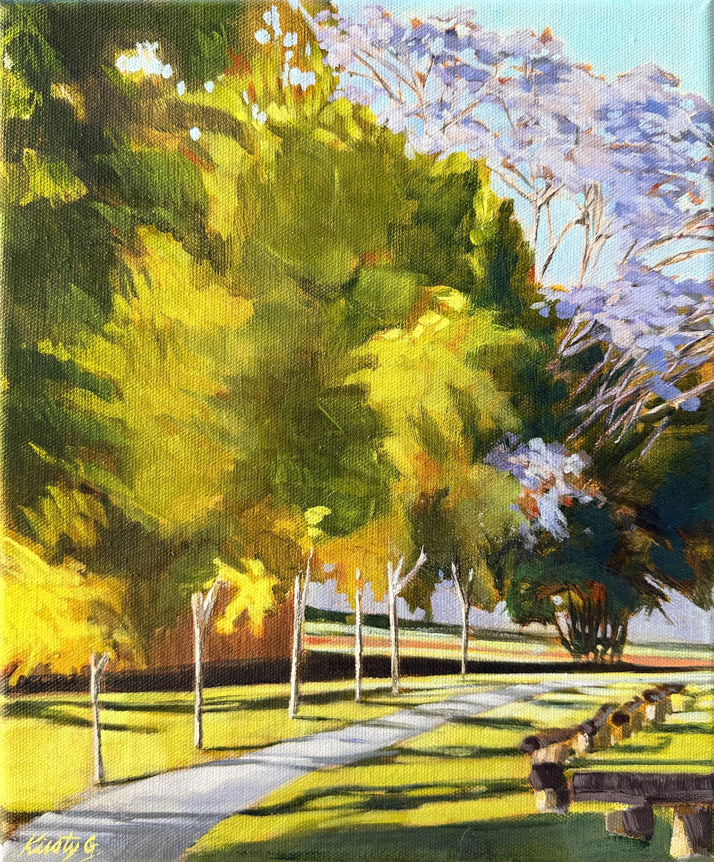 Jacaranda Time by Kirsty Gautheron 33 x 28cm acrylic on canvas framed $615_lowres.jpg