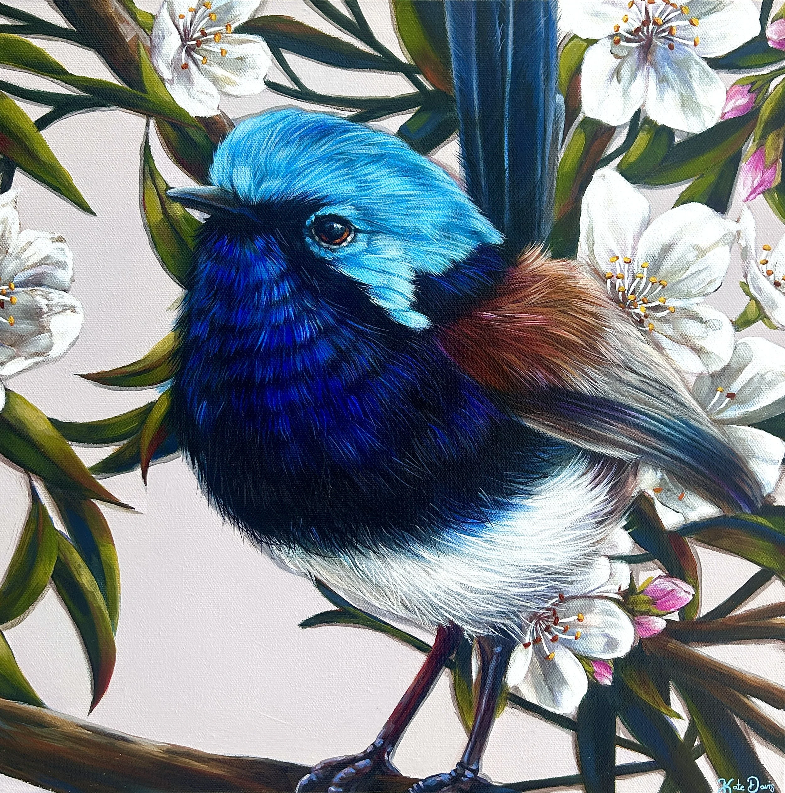Kate Davis_In Full Bloom_Acrylic on Canvas_40 x 40cm_Framed_$630 .jpeg