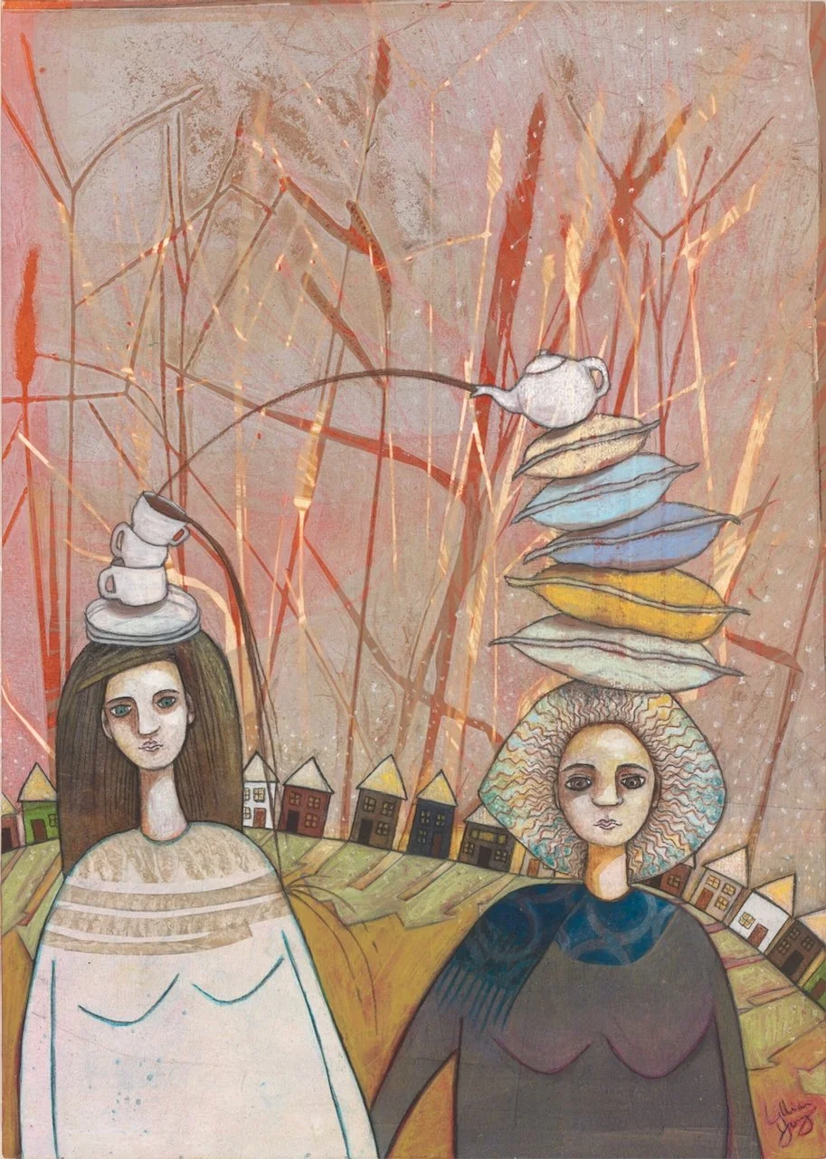 Lillian_Young_High Tea_Mixed Media_42cm x 30cm_$785.jpeg