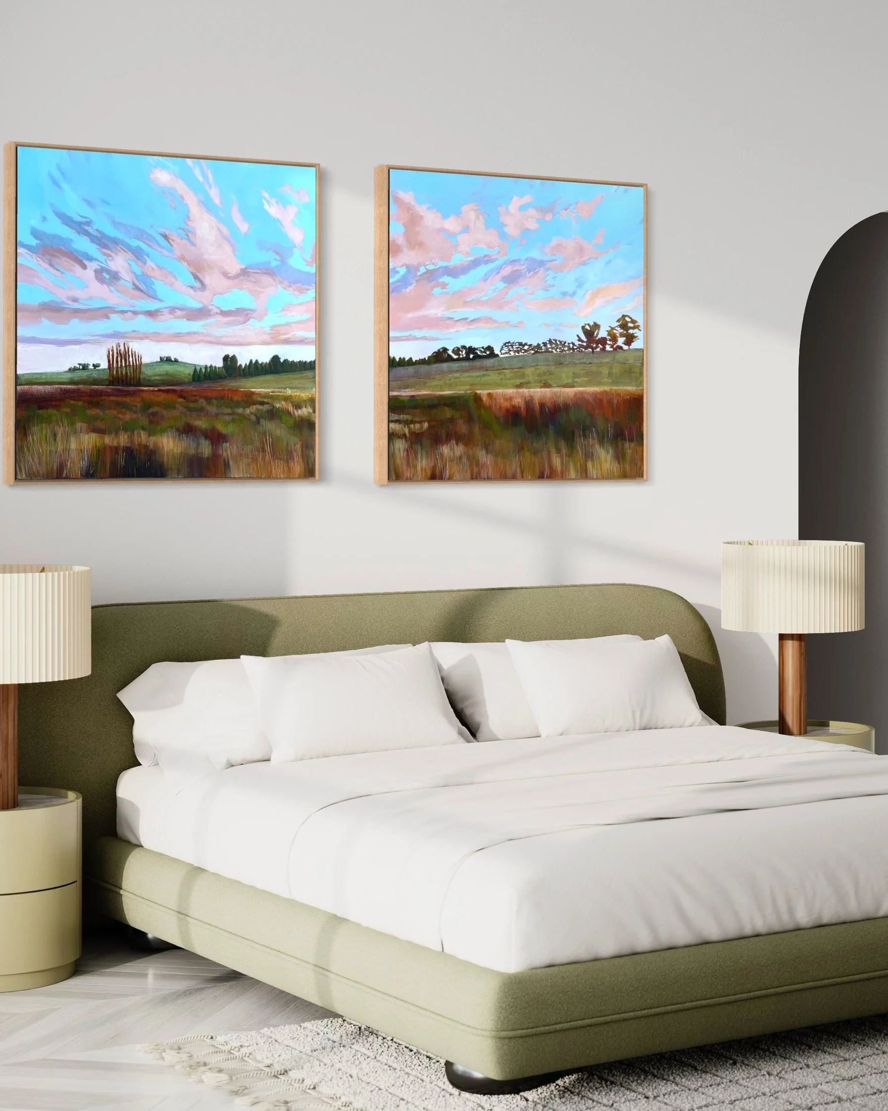 Kirsty Gautheron_Golden Hour I and II_insitu.JPG