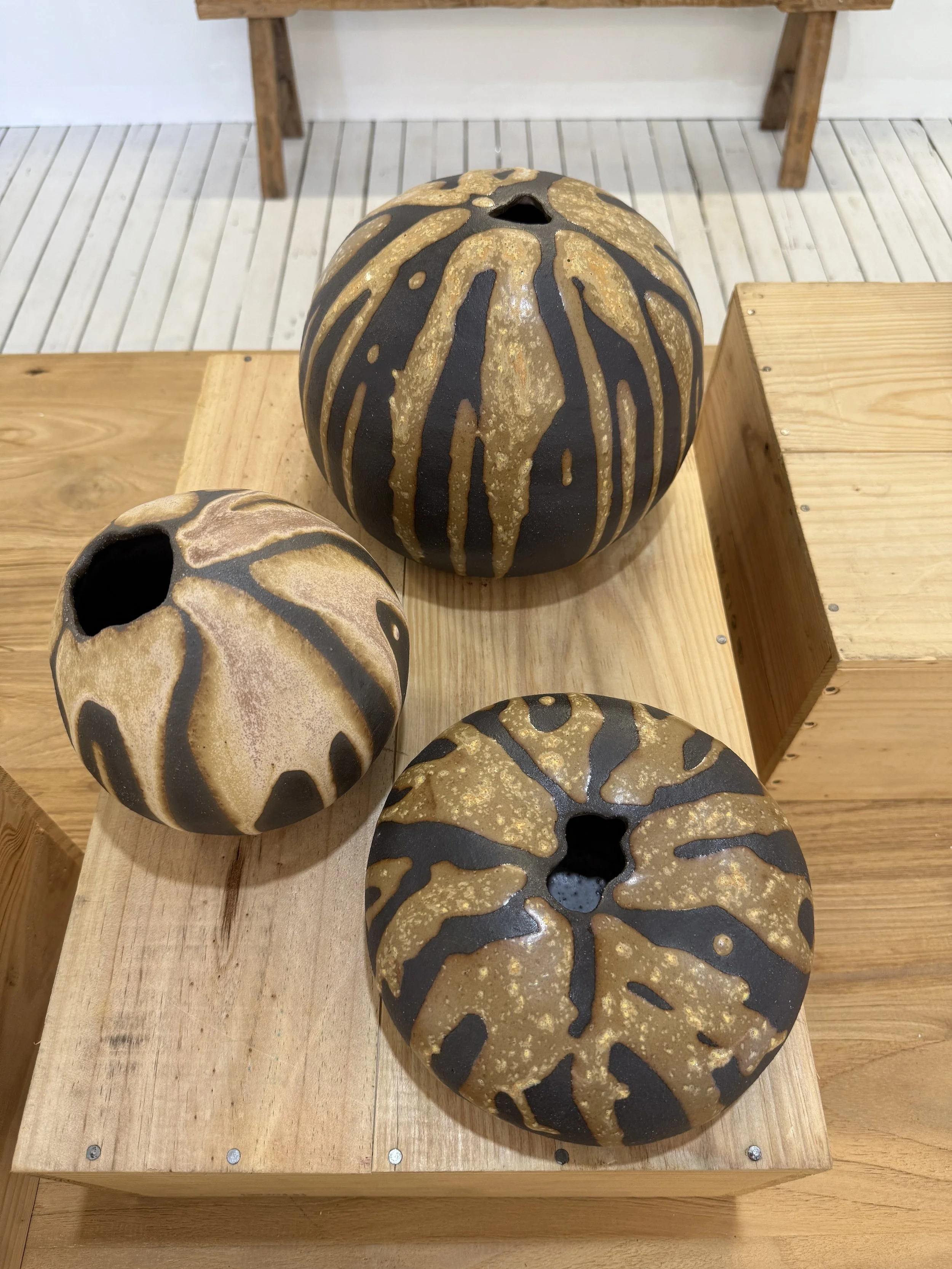 Sarah Larrett_Tigers Eye_Glazed Stoneware_Group.jpeg