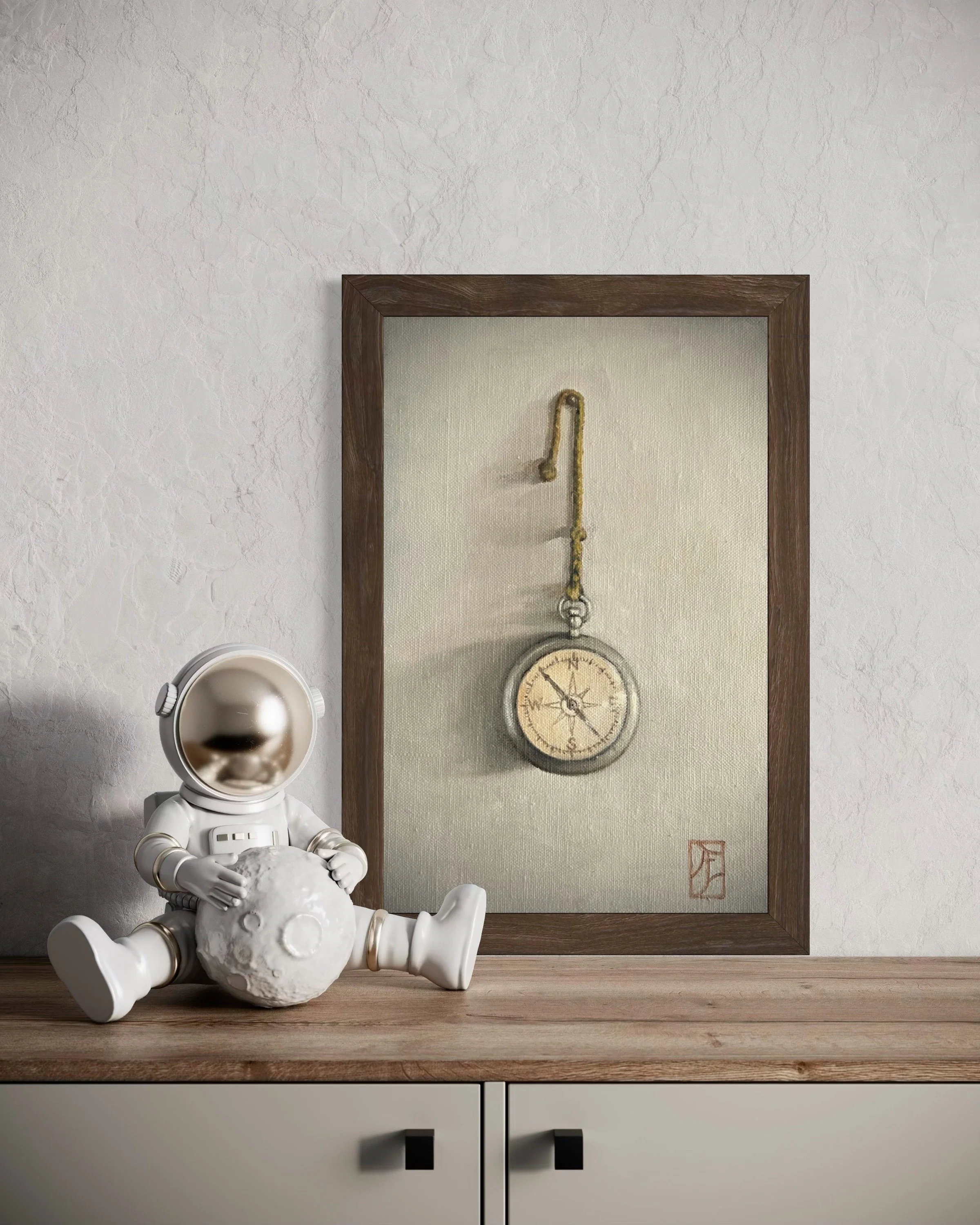 Ali Werbeloff_ The old compass in situ.JPG