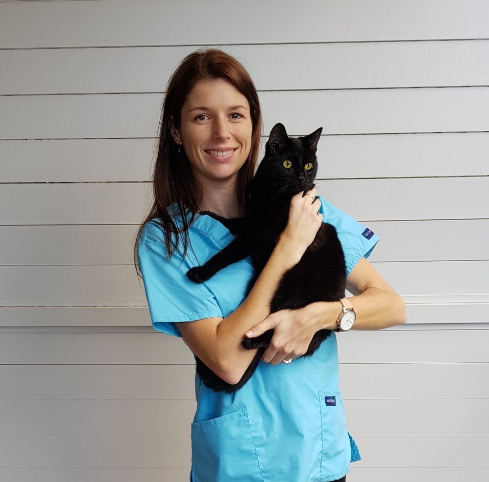 Sarah and Bumble the cat.jpg