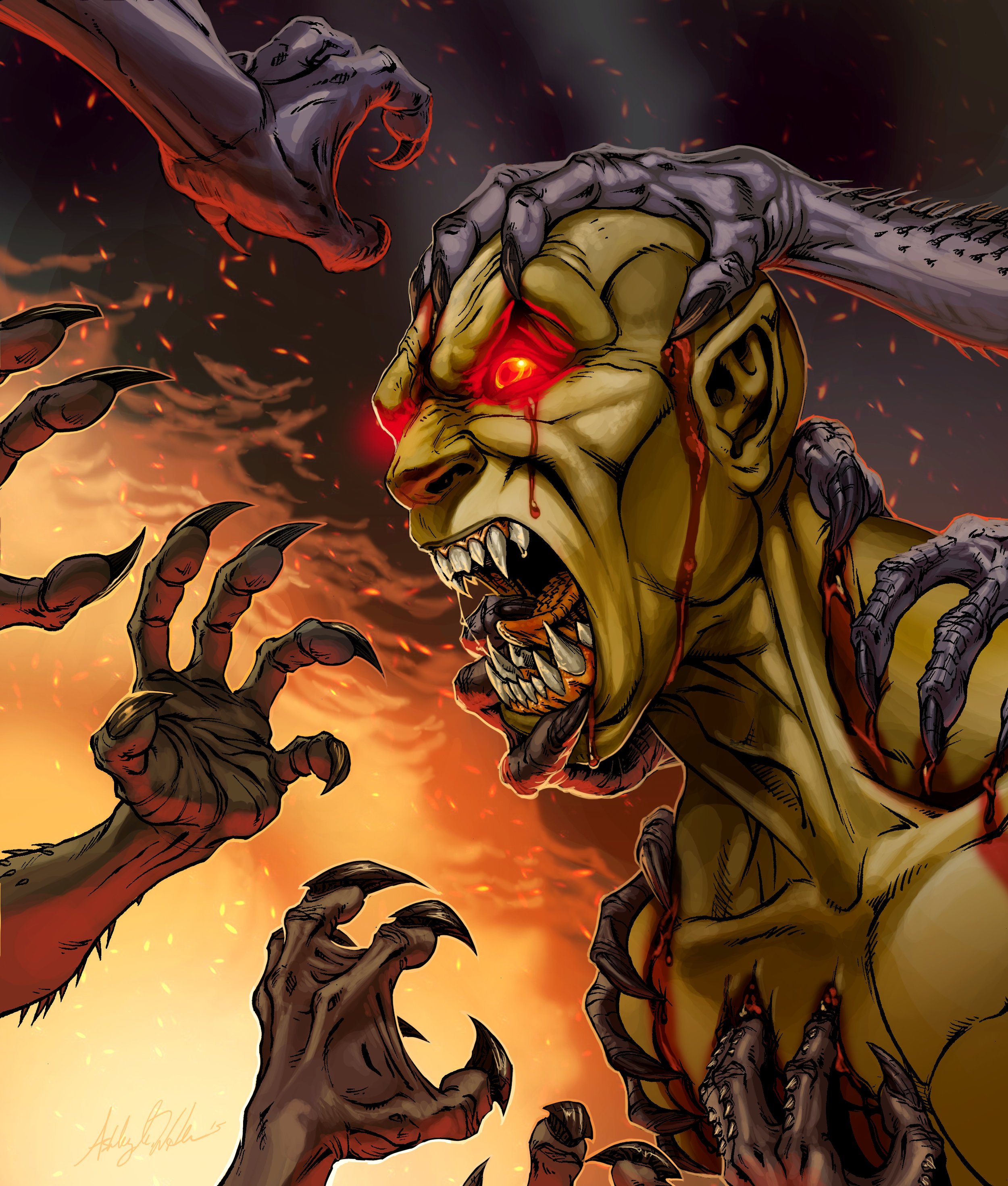 Demon Plague comic cover