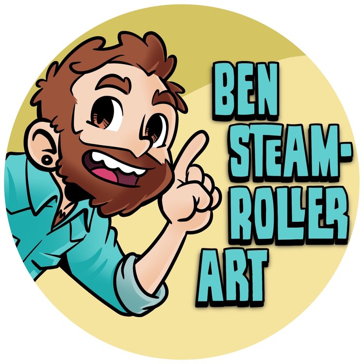 Ben Steamroller Art