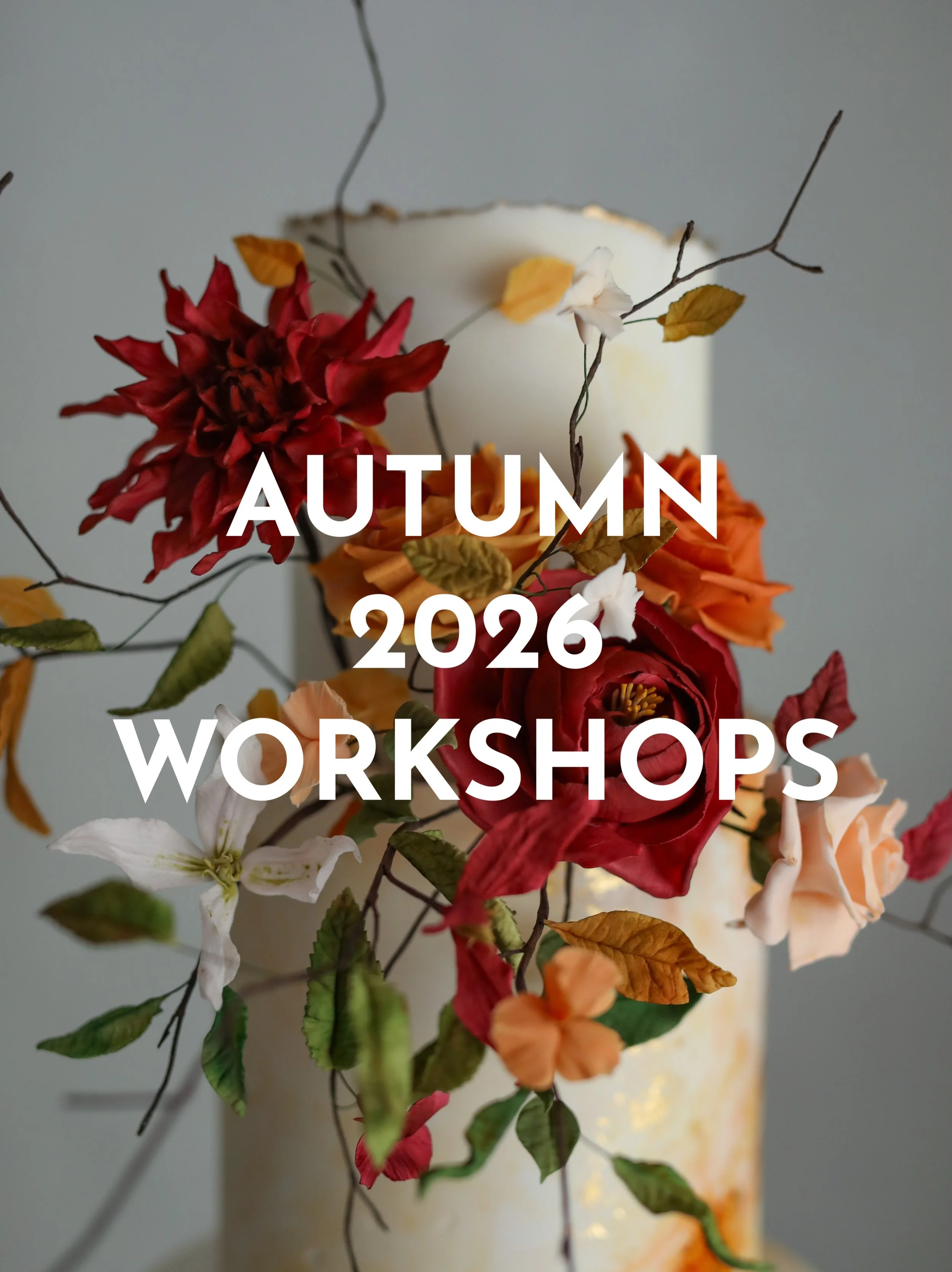 We have recently scheduled two small-group wedding cake decorating classes taking place in September and October 2026. Please click the link in our bio for more info!

Create a breathtaking statement wedding cake inspired by the rich colours and orga
