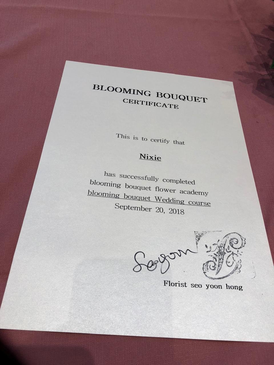 Blooming Bouquet, 2018