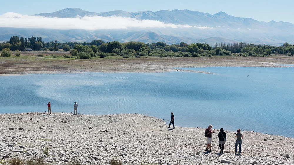 Opuha irrigation lake