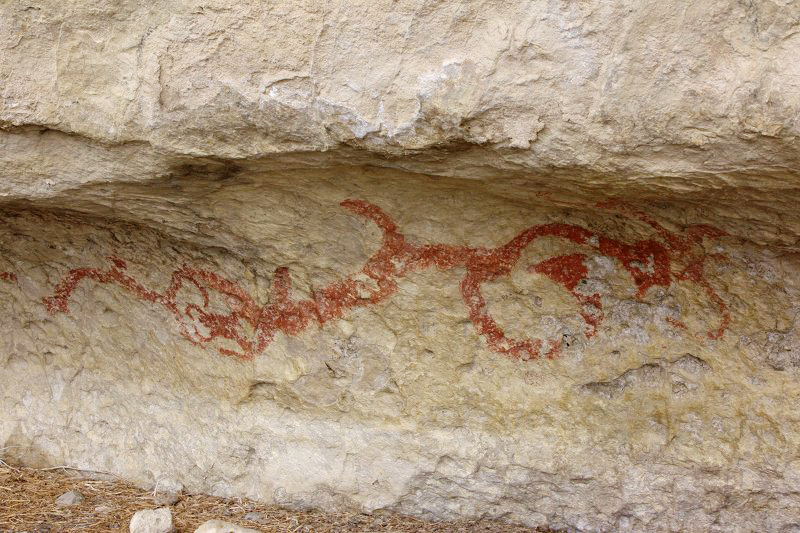 Takiroa rock art site