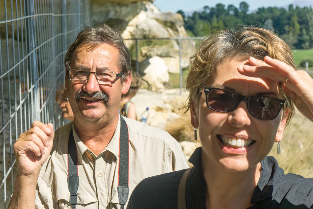 Bing & Jacqs, Maraewhenua rock art site