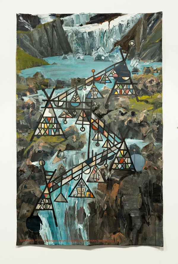 Repurposing of Mid-Canterbury irrigation systems as ancestral swing-bridge, 2017, GREG O’BRIEN AND EUAN MACLEOD