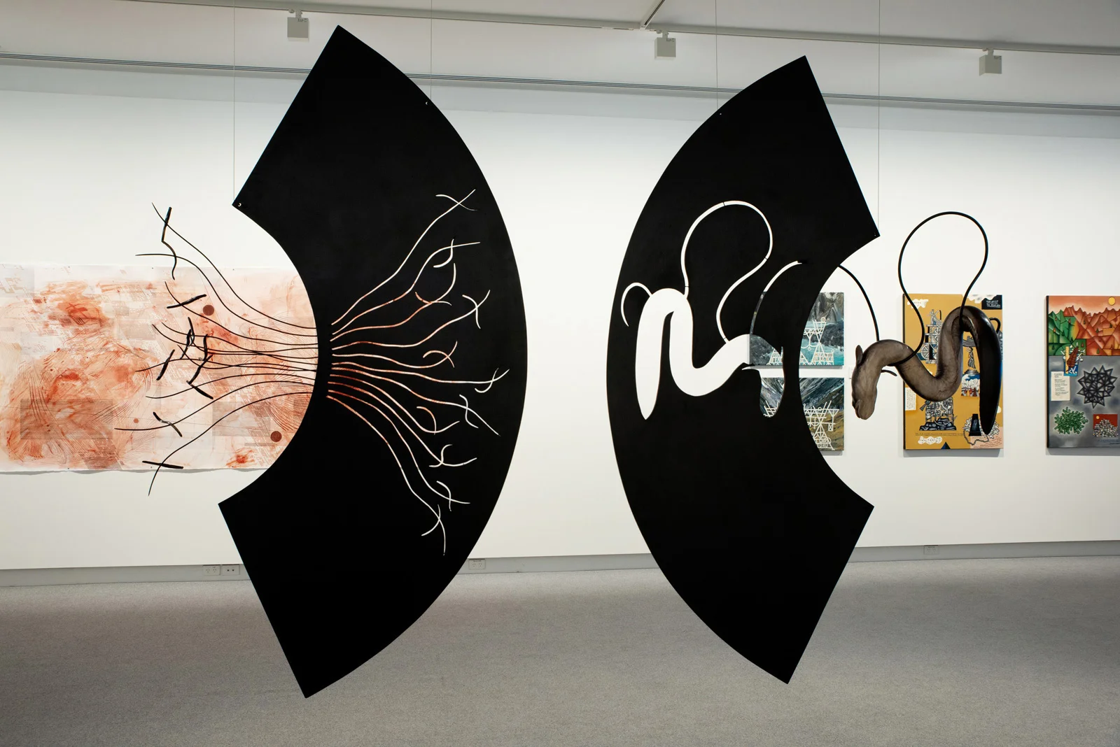 Downstream under Aoraki -Tuna with Barrier, 2018, BING DAWE