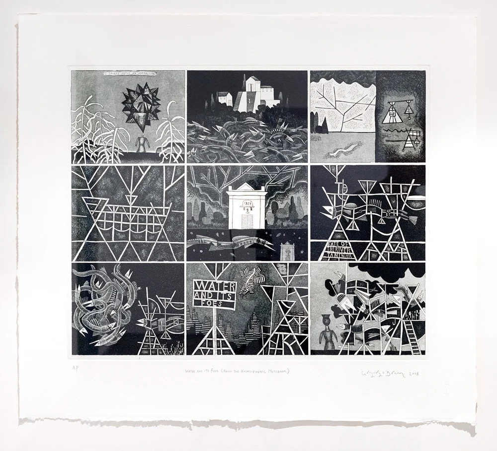 Water and its foes, 2018, GREGORY O’BRIEN