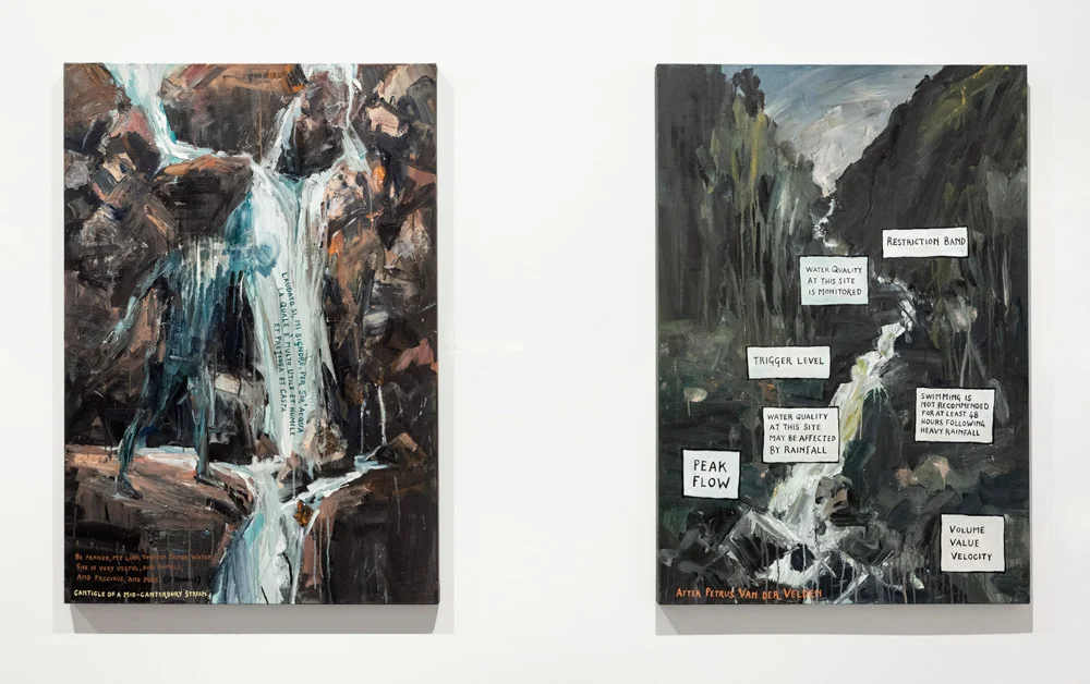 Canticle of a mid-Canterbury Stream , 2018 After Petrus Van der Velden, 2017, GREG O’BRIEN AND EUAN MACLEOD