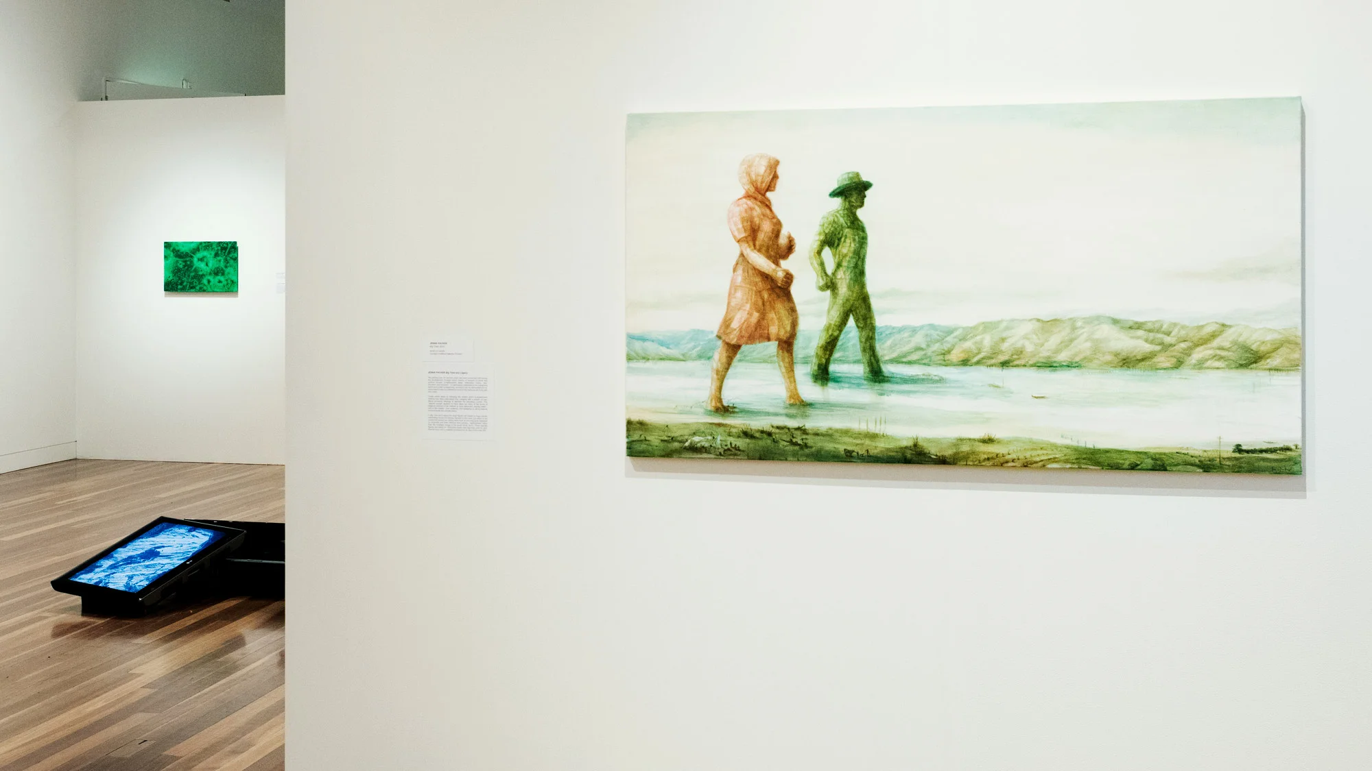 JENNA PACKER, Big Time, 2015, acrylic on canvas, Courtesy Milford Galleries Dunedin