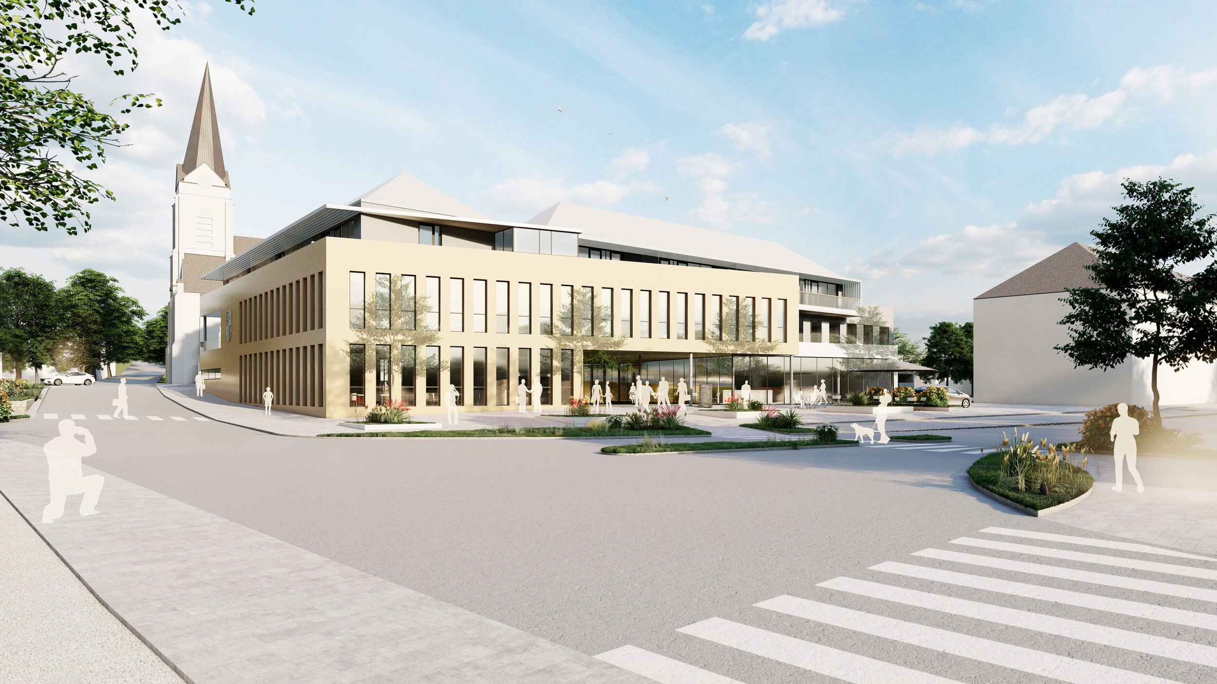  Wettbewerb, 1. Platz  AUFTRAGGEBER Gemeinnützige Bau- und Siedlungsgenossenschaft Waldviertel   STATUS in Planung 