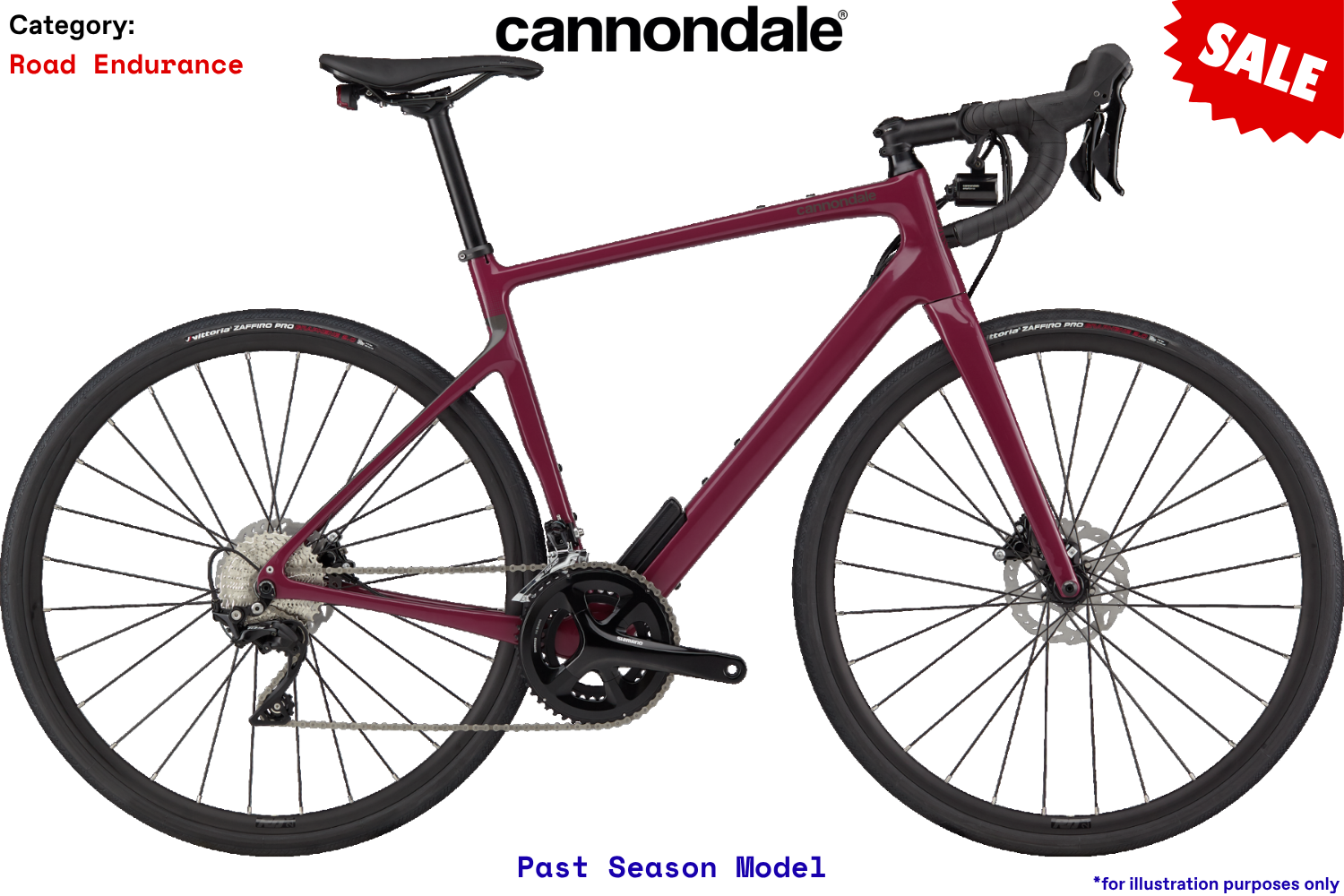 Cannondale Synapse Carbon 3 L - BCH - Black Cherry