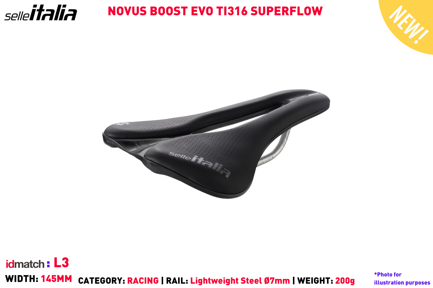 Novus Boost EVO TI316 Superflow - L3