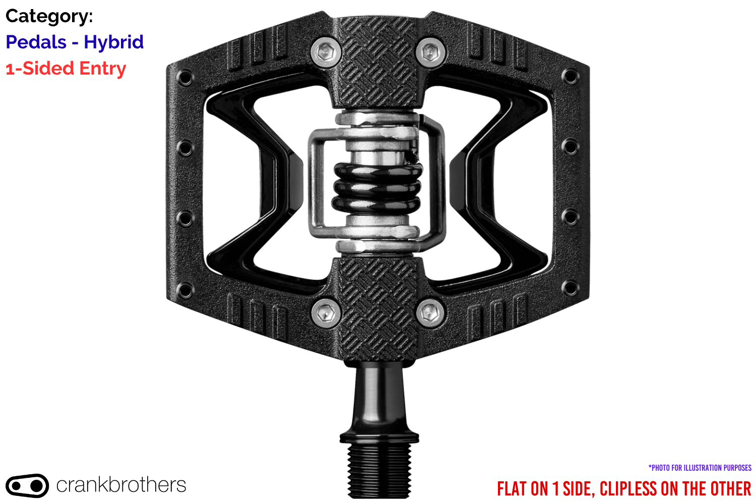 Crankbrothers Double Shot 3 - Black