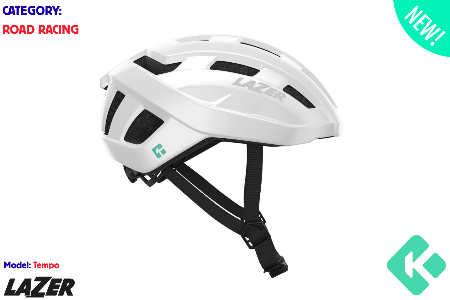 LAZER Tempo KinetiCore - White