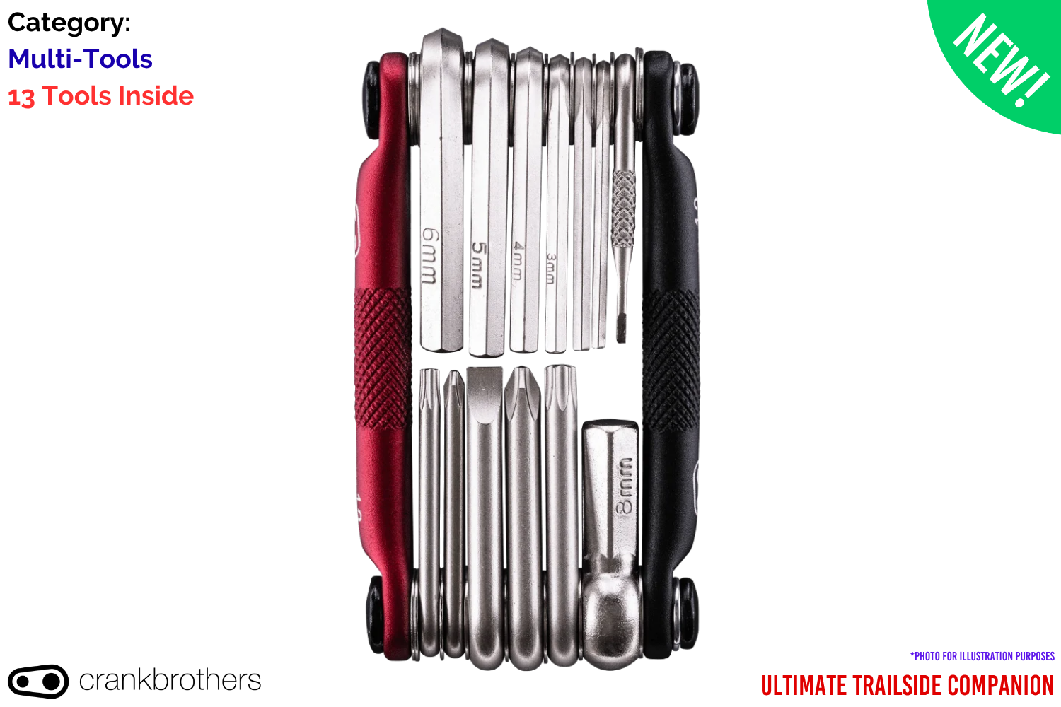 Crankbrothers - M13 - Black & Red - Photo 2.png