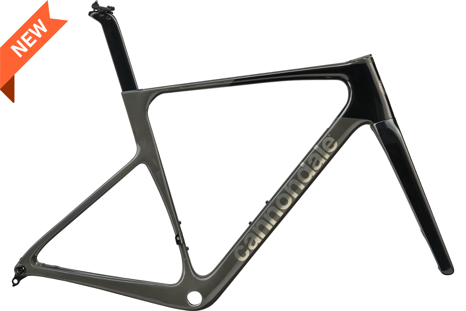 Cannondale SuperSix Evo5 Hi-Mod - BBQ - Gloss Black - Frame Kit
