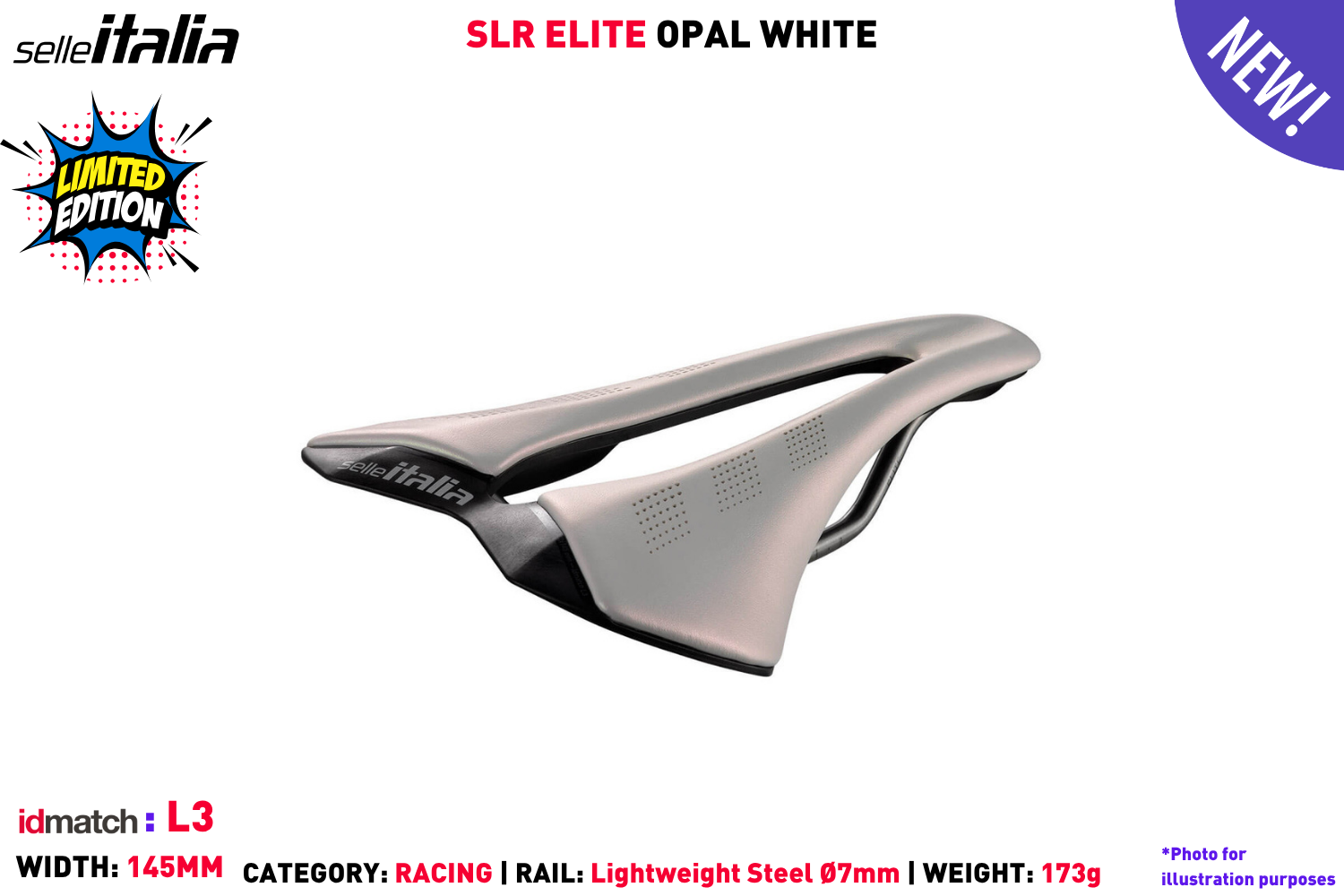 SLR Elite - Opal White - L3